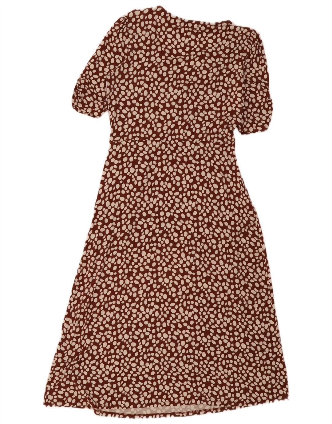 Abito lungo da donna Boden UK 12 Marrone medio maculato