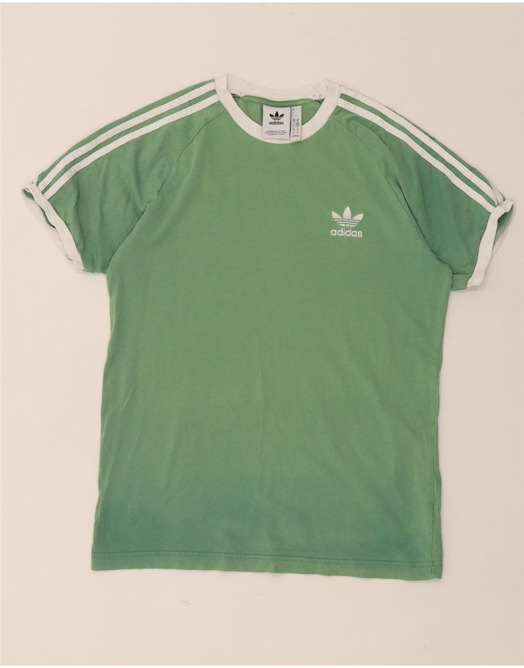 T-shirt da uomo ADIDAS Top verde medio in cotone