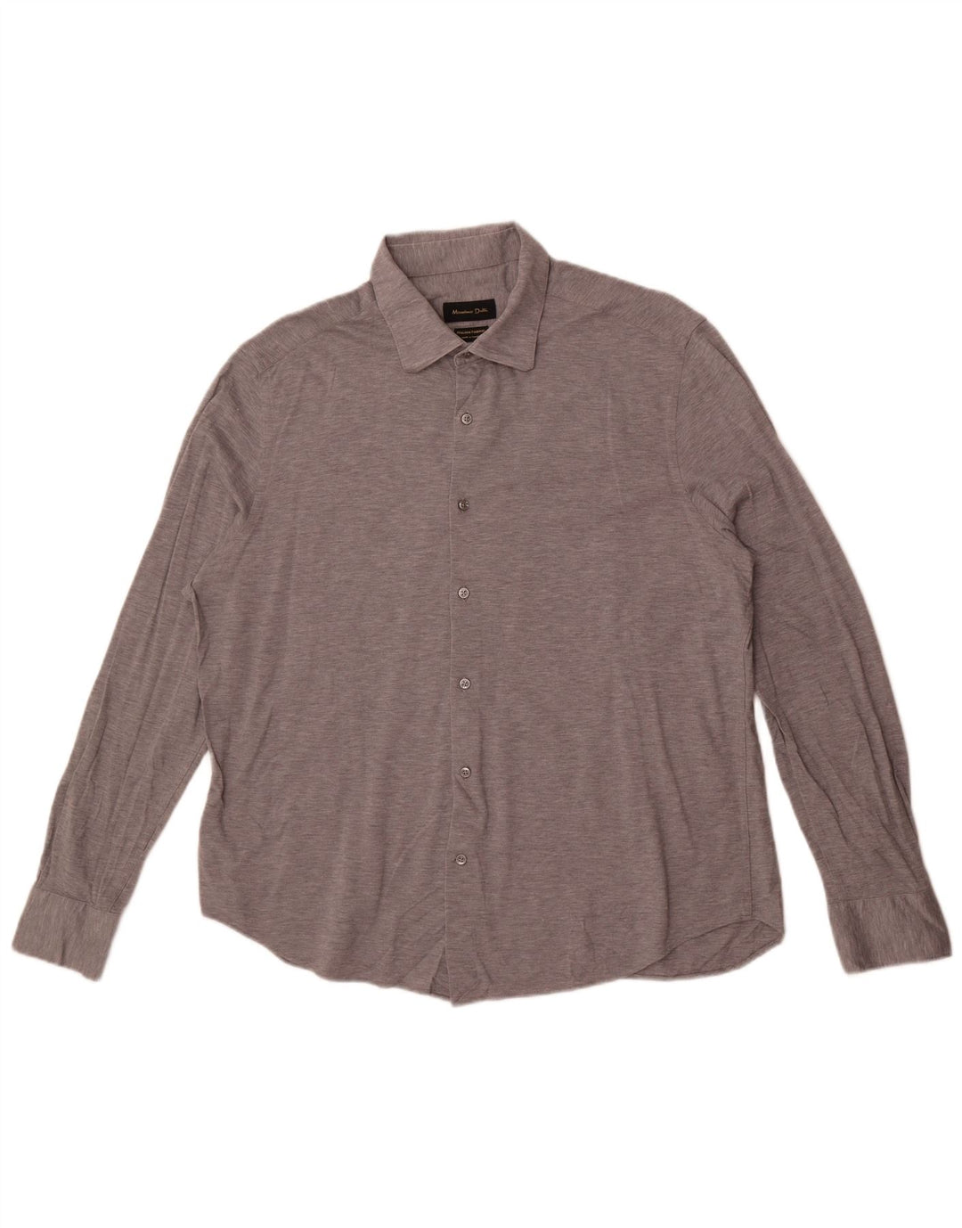 Camicia da uomo Massimo Dutti 2XL Cotone grigio