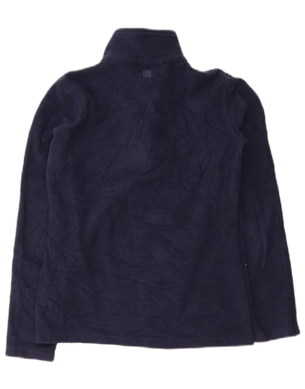 Maglione in pile da donna con collo e zip Mountain Warehouse UK 10 Small Blu Navy