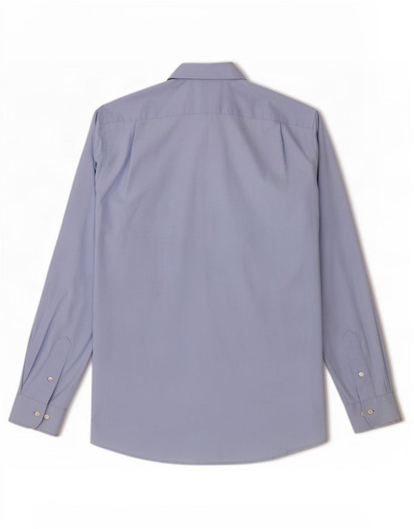 Ralph Lauren Mens Shirt Size 43 17 XL Blue Cotton