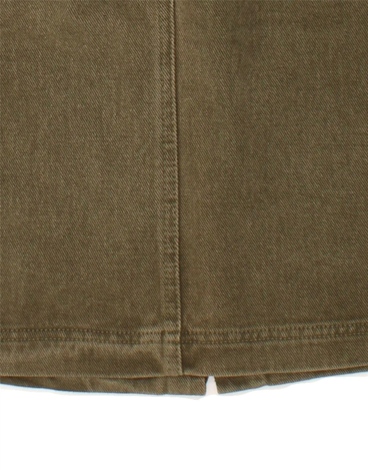 VINTAGE Womens Denim Skirt IT 44 Medium W29 Green | Vintage Vintage | Thrift | Second-Hand Vintage | Used Clothing | Messina Hembry 