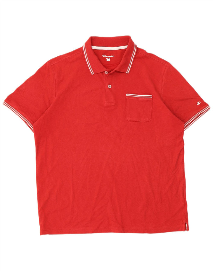 Polo Champion da uomo Easy Fit XL a righe rosse