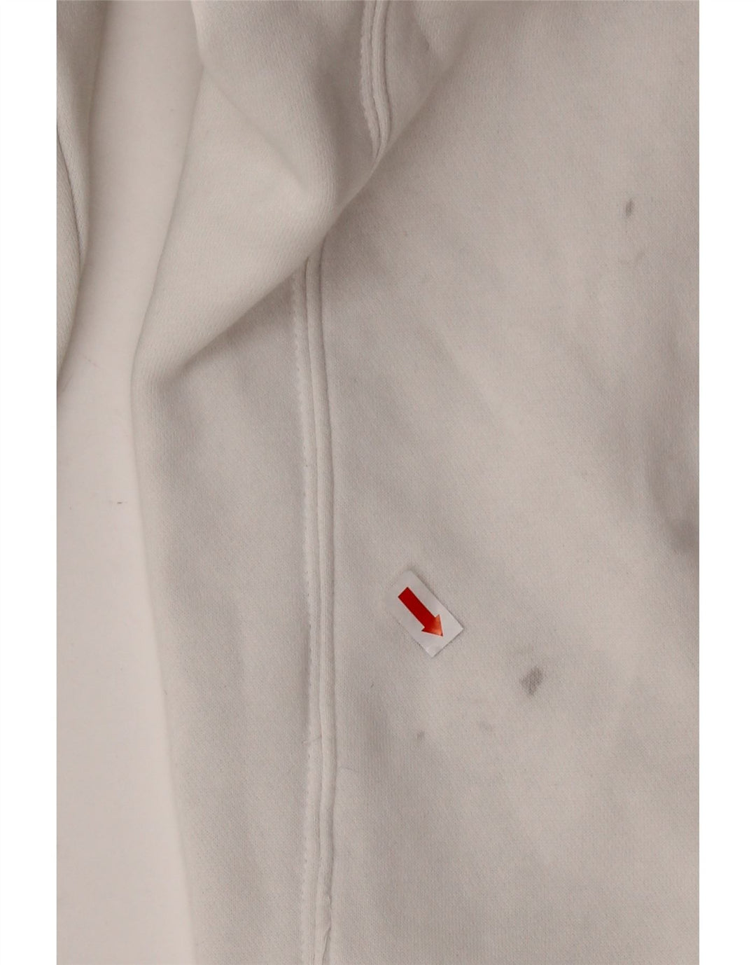 NIKE Mens Hoodie Jumper XL White Cotton