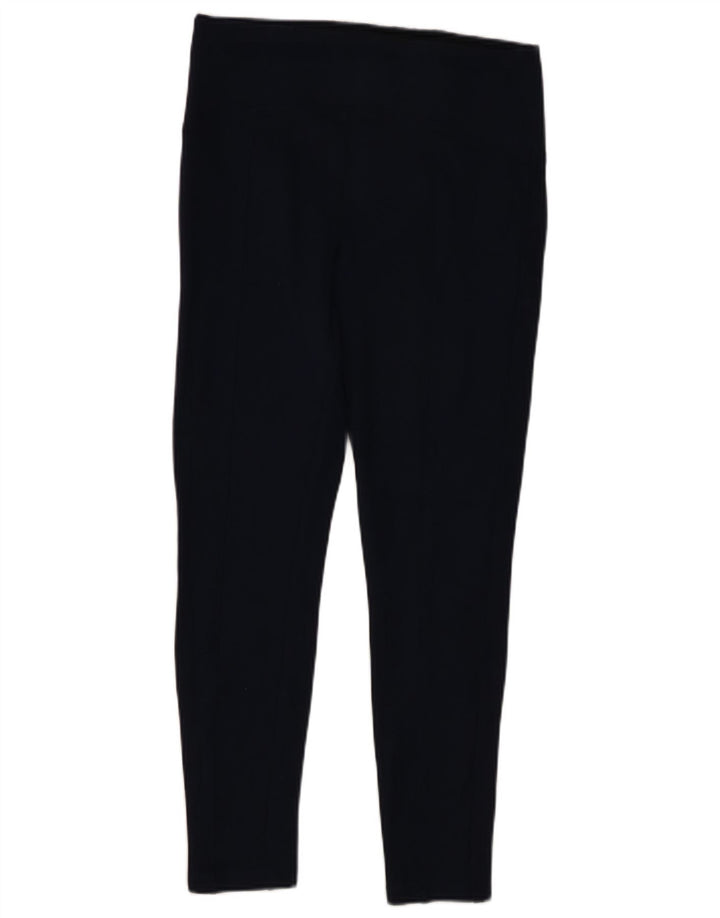 Leggings corti da donna Marks & Spencer UK 12 viscosa blu navy medio