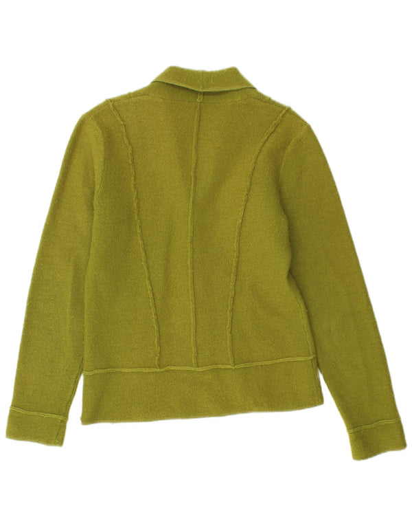 Giacca blazer da donna a 4 bottoni Hobbs UK 10 piccola lana merino verde