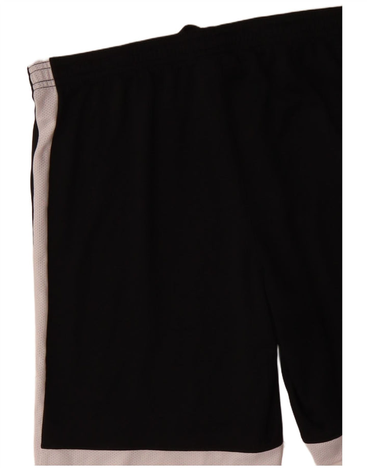 Pantaloncini sportivi Nike da donna Dri Fit UK 14 poliestere color block medio nero