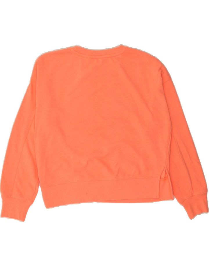 DKNY Womens Oversized Graphic Sweatshirt Jumper UK 10 Small Pink Cotton Vintage Dkny and Second-Hand Dkny from Messina Hembry 