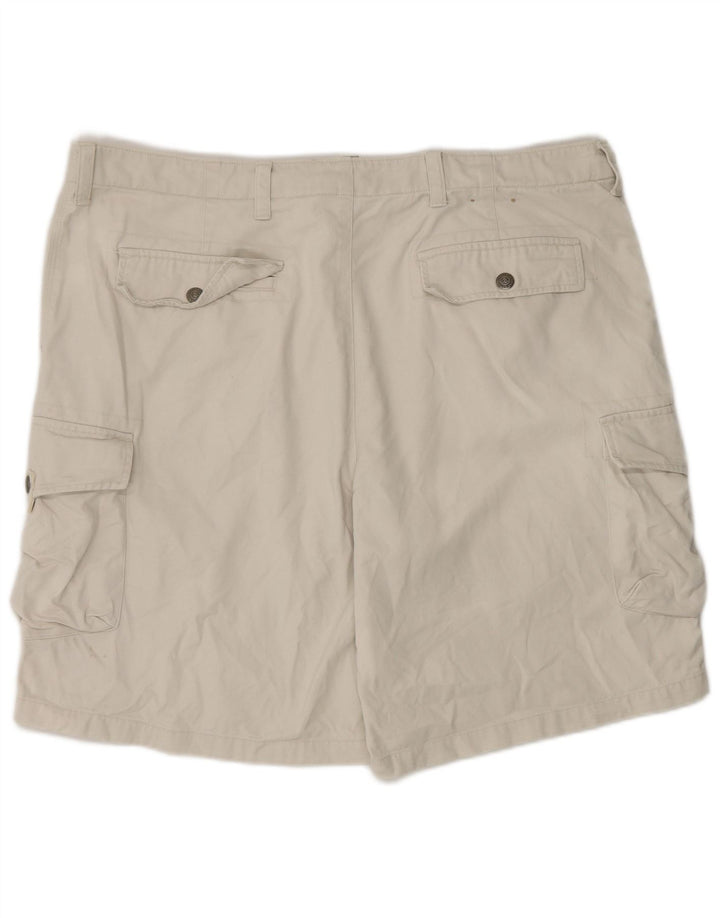 Pantaloncini cargo da uomo Izod W40 XL in cotone beige