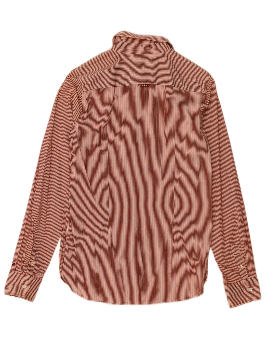 Camicia da donna Tommy Hilfiger US 6 cotone a righe rosse medie