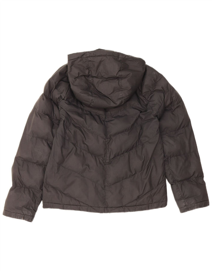 Giacca imbottita con cappuccio Nike da ragazzo 12-13 anni Large nera in poliestere
