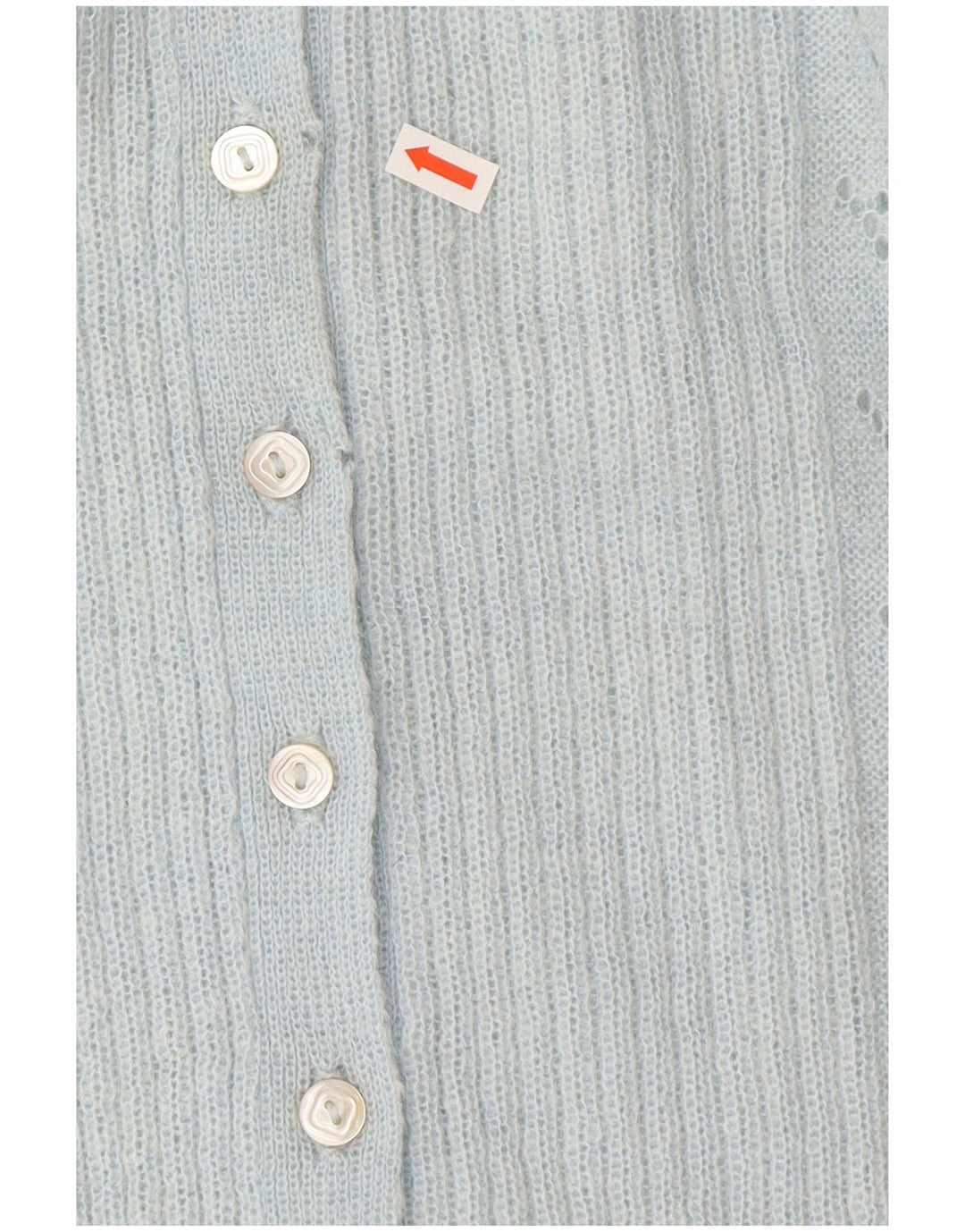 Maglione cardigan da donna vintage UK 14 grande classico blu