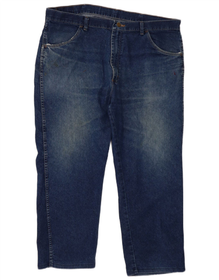Jeans dritti vestibilità regolare da donna Wrangler W40 L29 cotone blu