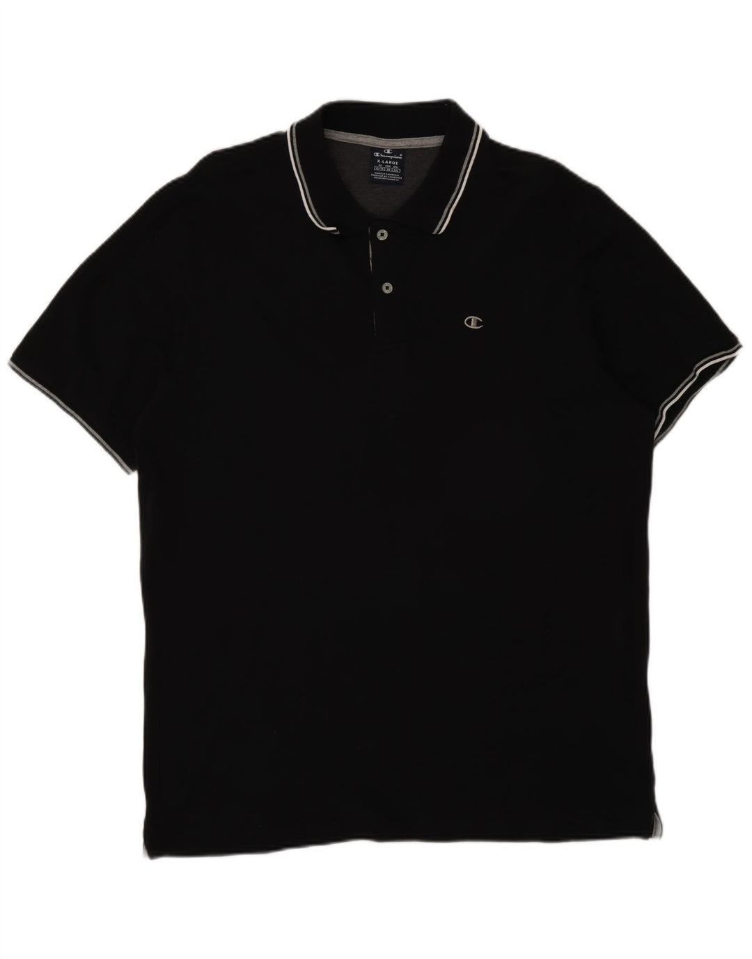 Polo da uomo Champion XL in cotone nero