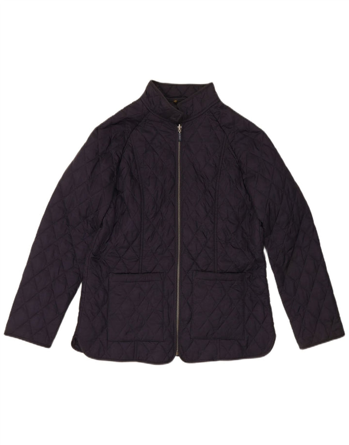 Giacca trapuntata da donna BARBOUR UK 14 Large blu navy in poliammide