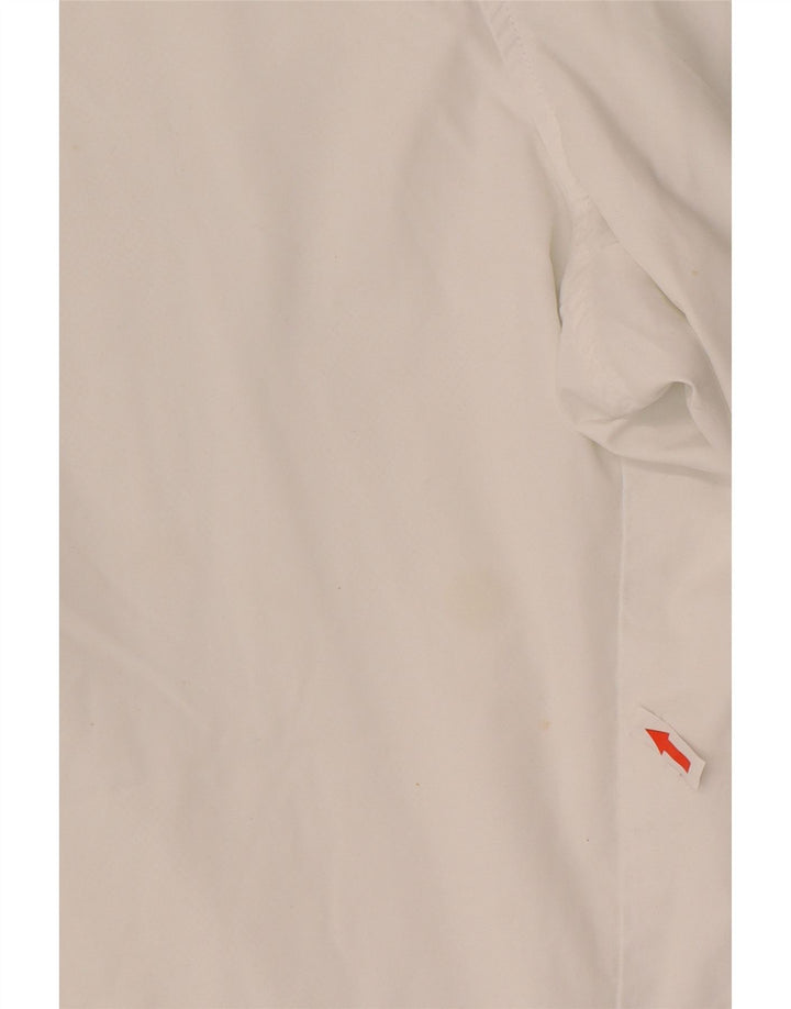 Pantaloni Adidas Cargo Capri dritti da uomo XL W36 L19 poliestere bianco