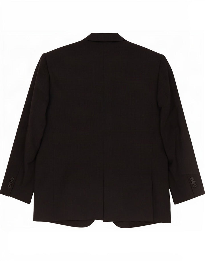 Giacca blazer a 3 bottoni da uomo Marks & Spencer UK 42 grande lana nera