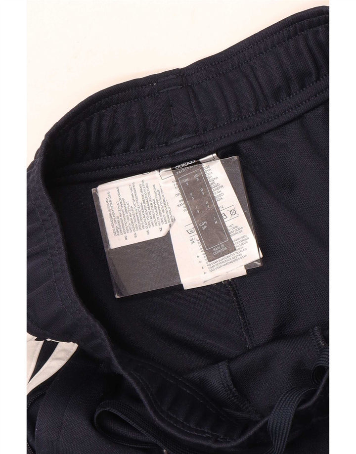 Pantaloni da tuta Adidas Aeroready da uomo piccoli in poliestere blu navy