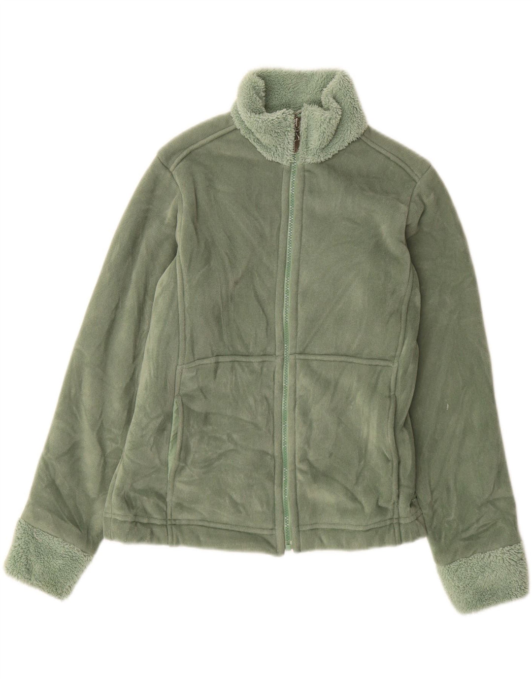 Patagonia Giacca da tuta Sherpa da donna UK 10 Small Verde Poliestere