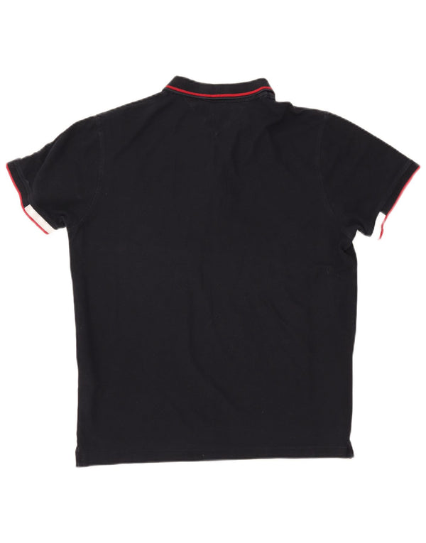 TOMMY HILFIGER Polo slim fit da uomo XL in cotone blu navy