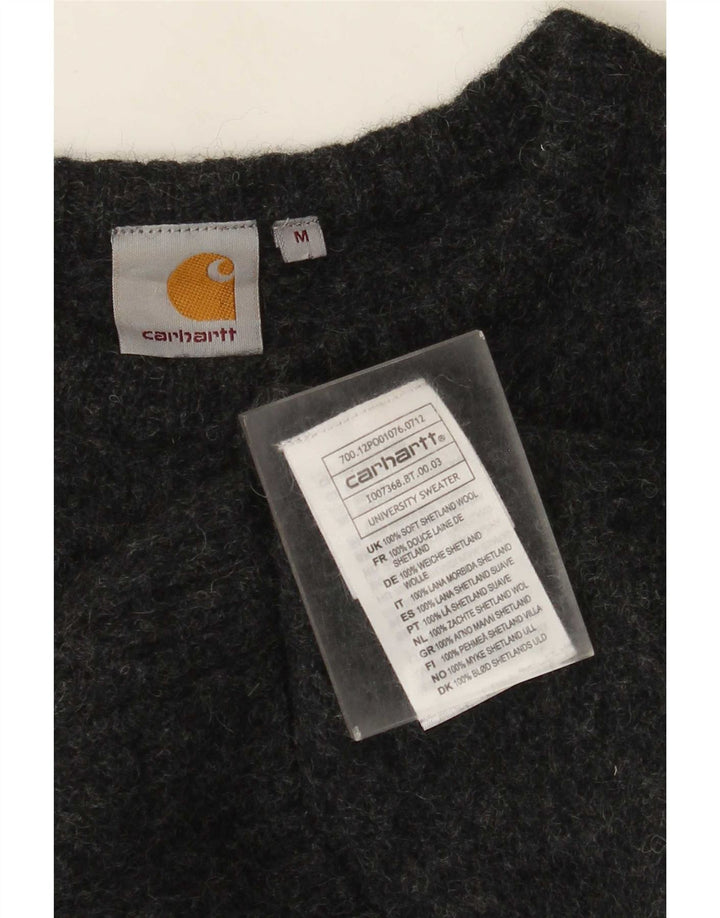 Maglione girocollo per ragazzi Carhartt 7-8 anni in lana grigio medio