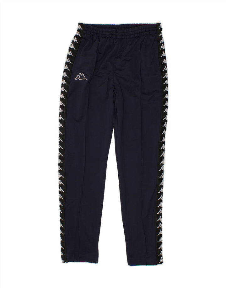 KAPPA Mens Graphic Tracksuit Trousers XS Navy Blue Vintage Kappa and Second-Hand Kappa from Messina Hembry 
