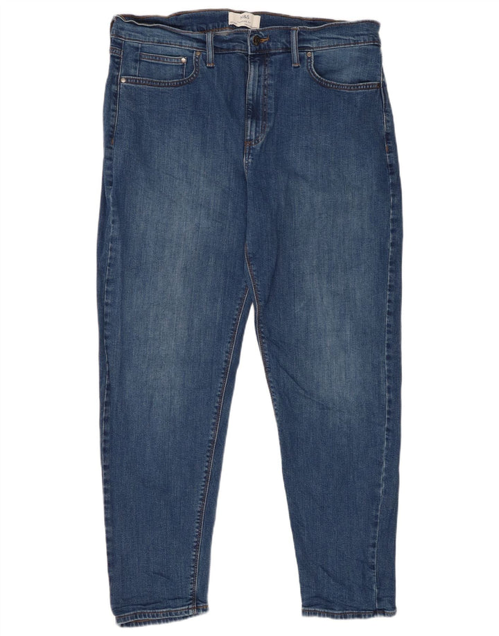 MARKS & SPENCER Jeans affusolati da uomo W36 L28 cotone blu