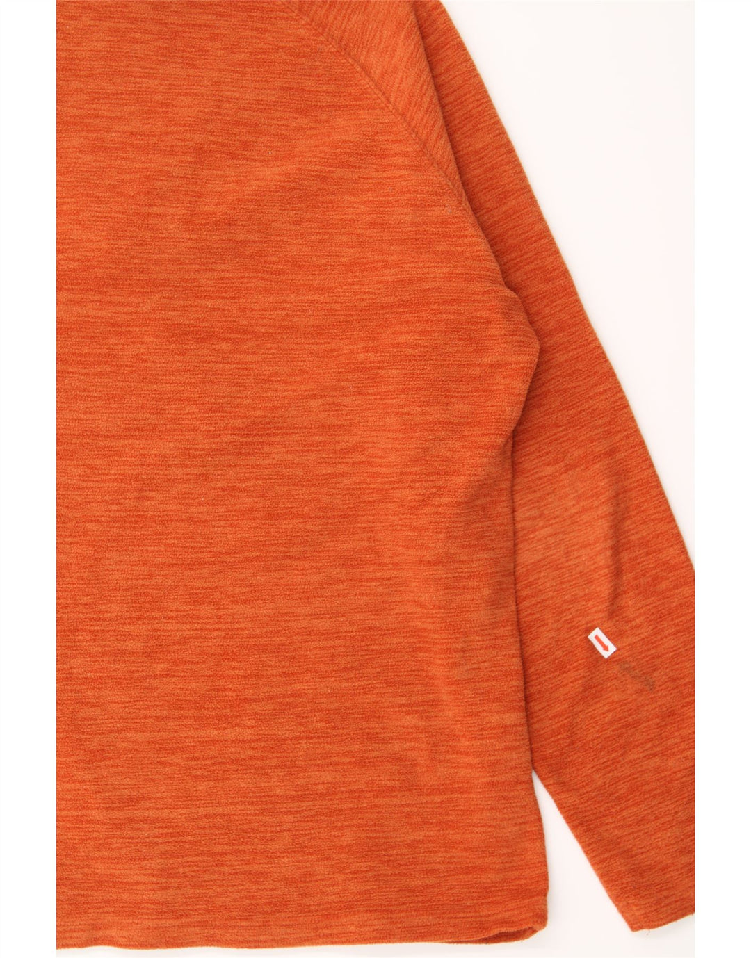 MOUNTAIN WAREHOUSE Mens Zip Neck Fleece Jumper XL Orange Polyester Vintage Mountain Warehouse and Second-Hand Mountain Warehouse from Messina Hembry 