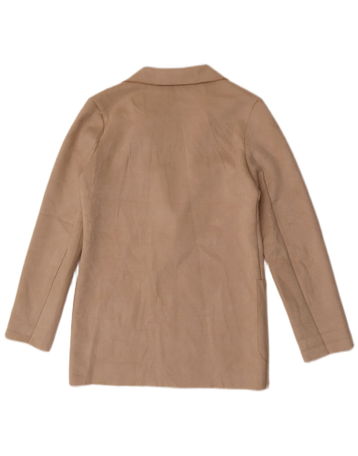 Giacca blazer oversize aperta da donna Zara UK 6 XS Beige