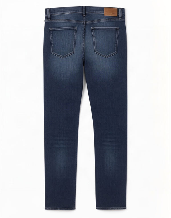 Jeans dritti da uomo Hugo Boss W34 L32 cotone blu