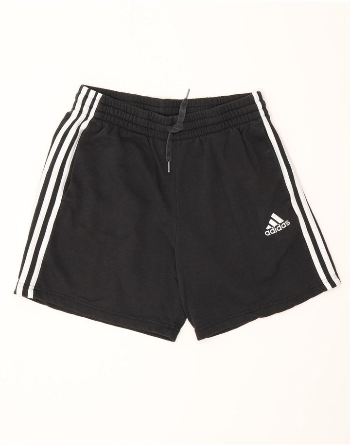 Pantaloncini sportivi Adidas da uomo medio cotone nero