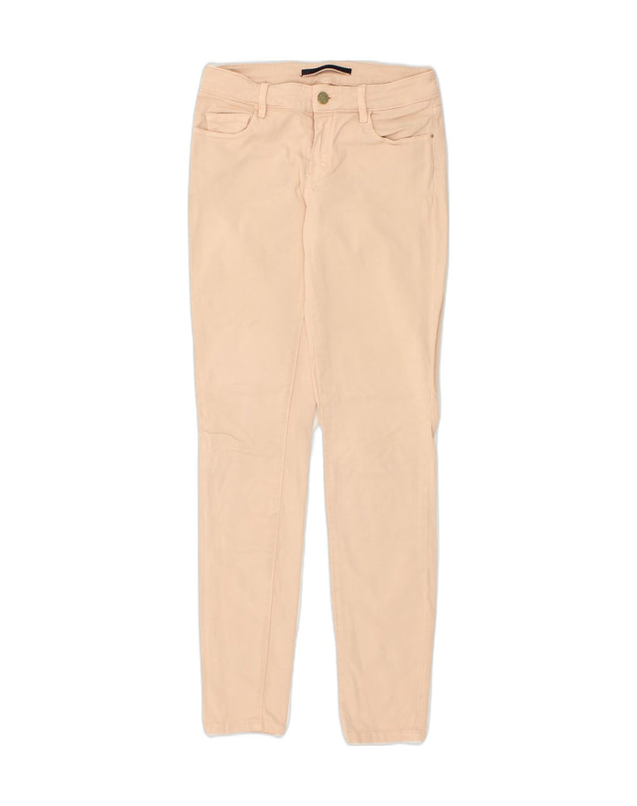 MASSIMO DUTTI Womens Skinny Jeans EU 36 Small W26 L29 Beige Cotton | Vintage Massimo Dutti | Thrift | Second-Hand Massimo Dutti | Used Clothing | Messina Hembry 