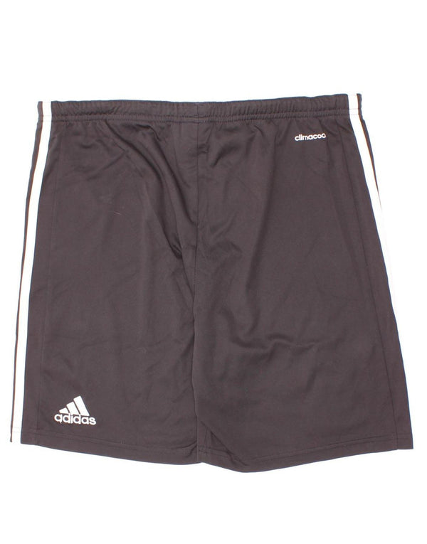 Pantaloncini sportivi Adidas Climacool da ragazzo 13-14 anni in poliestere nero
