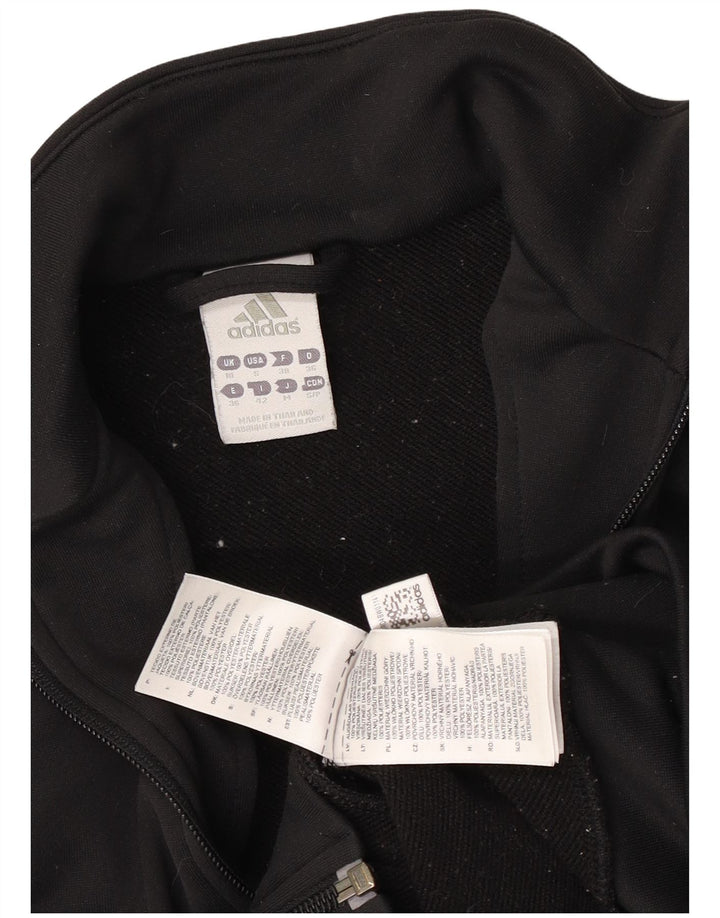 Giacca da tuta da donna Adidas UK 10 Small Poliestere nero