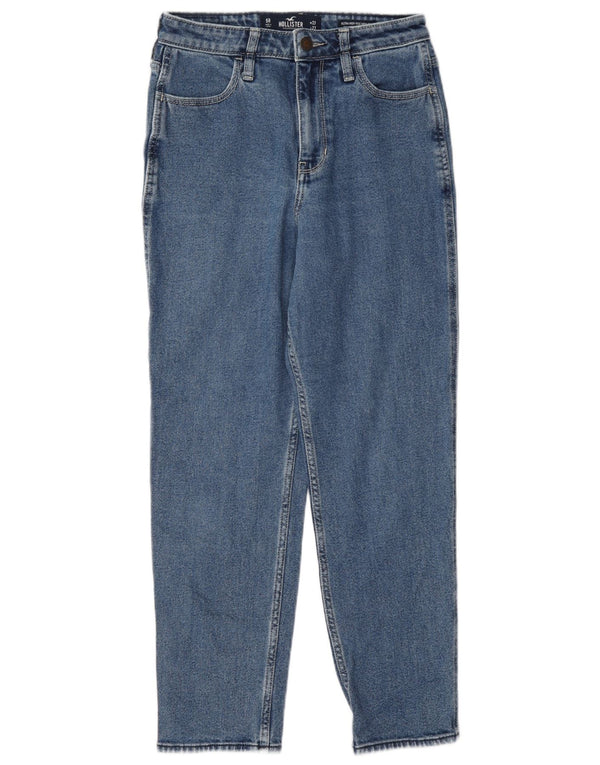Jeans Hollister Mom a vita alta affusolati da donna US 5 Small W27 L27 Blu