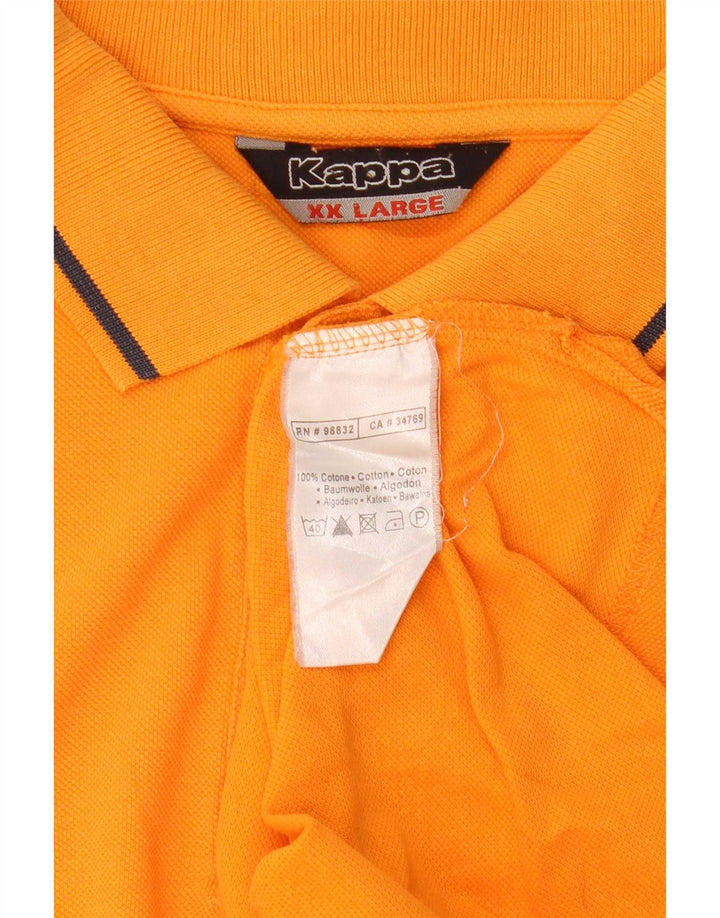 Polo Kappa Uomo 2XL Cotone Arancione