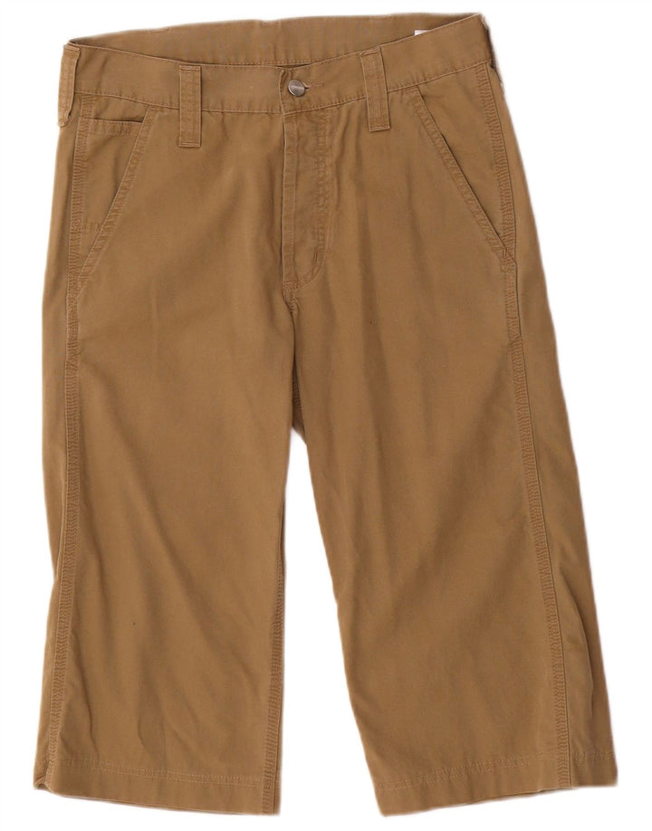 Pantaloni chino Capri da uomo Carhartt Workwear W26 L17 cotone kaki