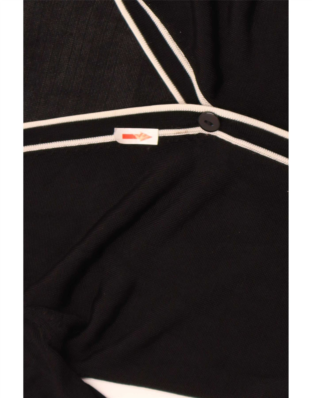Maglione cardigan da donna Zara UK 12 Rayon color block nero medio