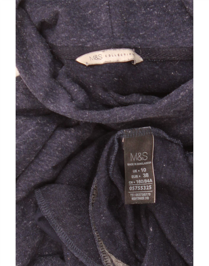 Felpa da donna Marks & Spencer UK 10 Small Navy Blue Flecked