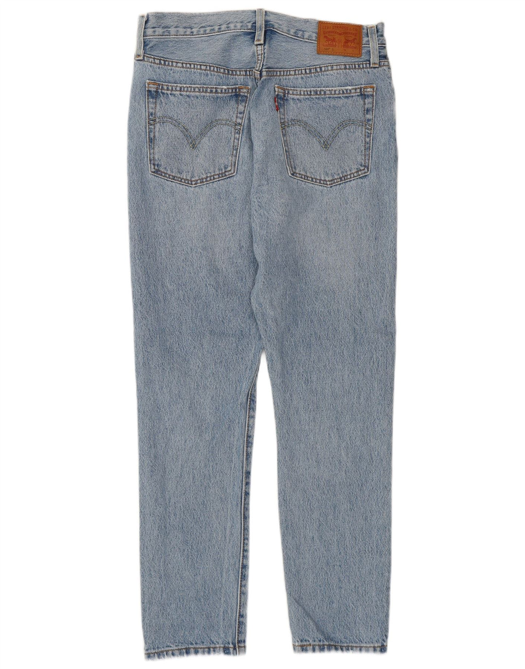 LEVI'S Jeans da donna 501 slim effetto consumato W28 L28 cotone blu