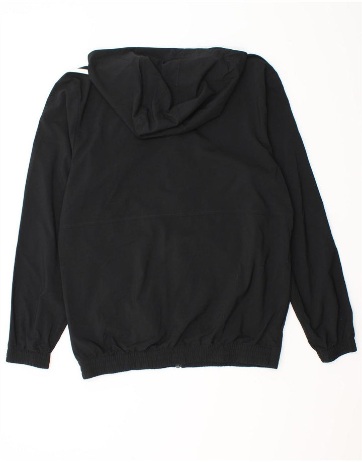 Giacca da ginnastica da uomo con cappuccio ADIDAS piccola in poliestere nero