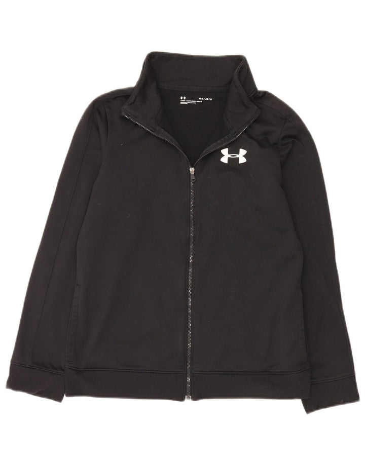 Giacca da tuta da ragazzo Under Armour 11-12 anni grande poliestere nero