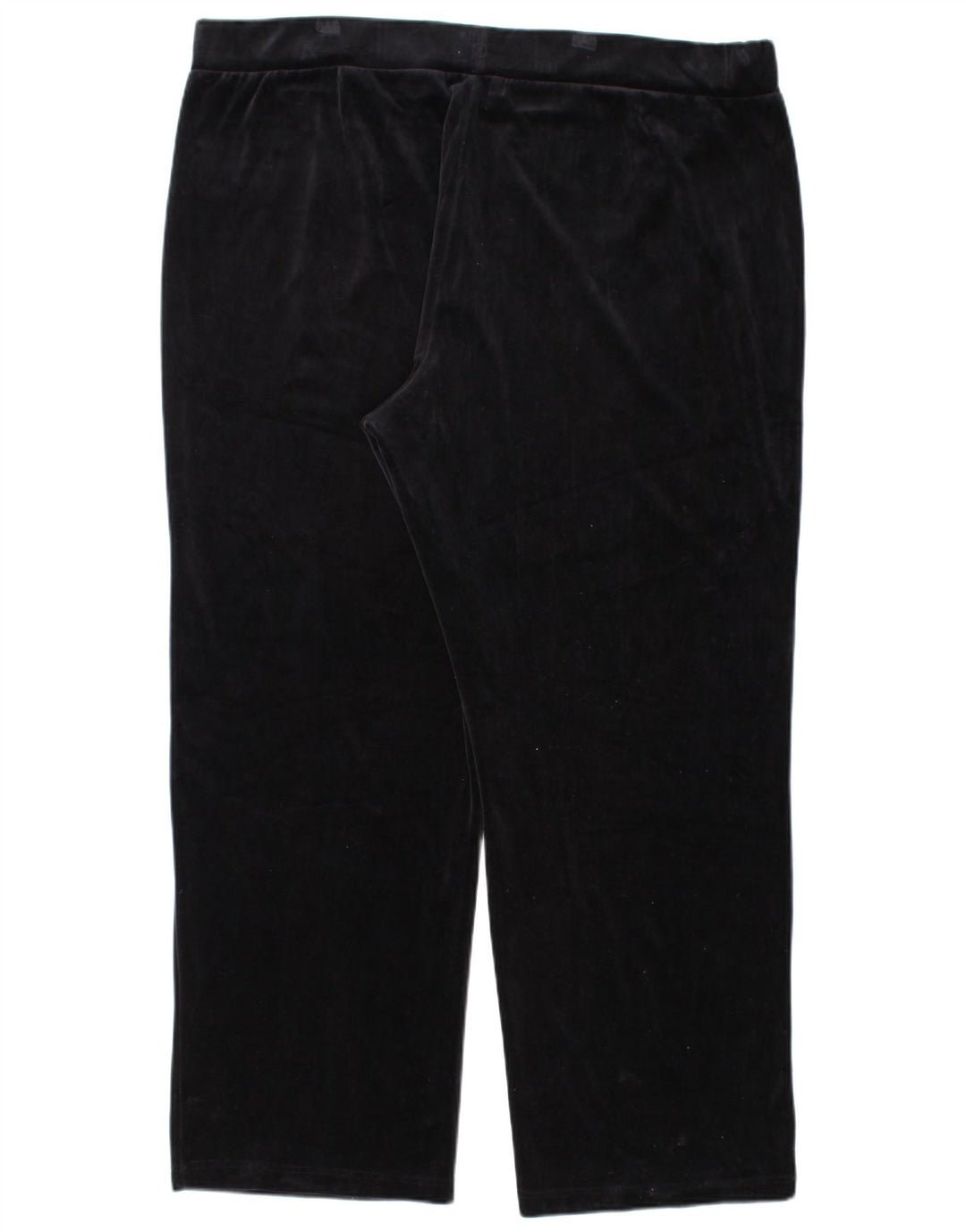 Pantaloni da tuta in velluto da donna RALPH LAUREN UK 22 3XL Cotone nero