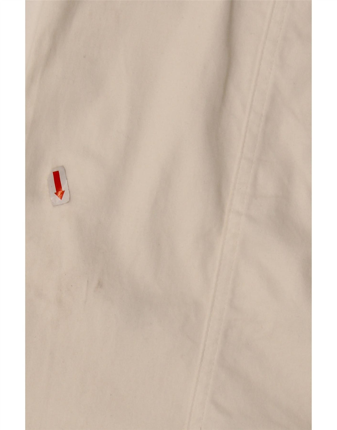 Gonna a trapezio a vita alta da donna MOSCHINO UK 14 W30 L23 Cotone bianco