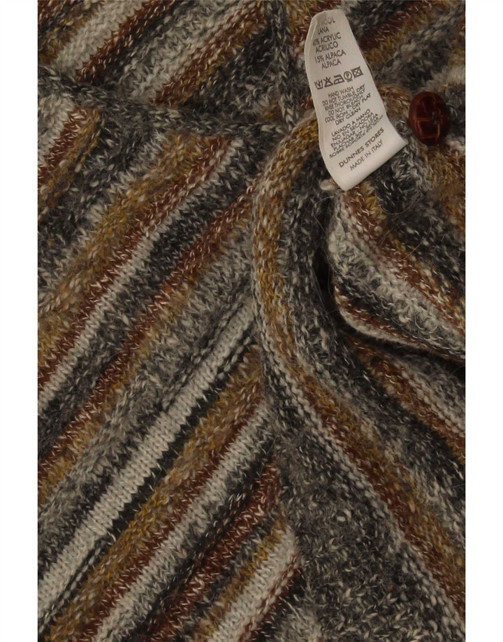 Maglione cardigan senza maniche da uomo St. Bernard, a righe grandi multicolori