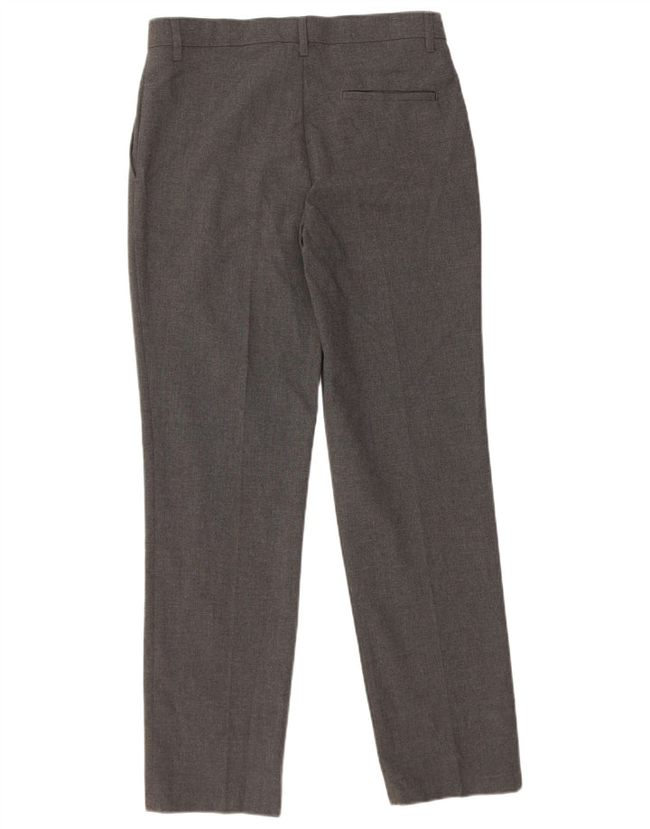 Pantaloni da abito dritti MARKS & SPENCER da ragazzo 12-13 anni W28 L27 Grigio
