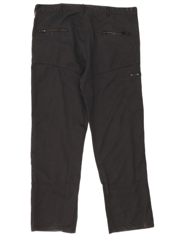 Pantaloni cargo dritti da uomo Dickies W38 L31 poliestere nero