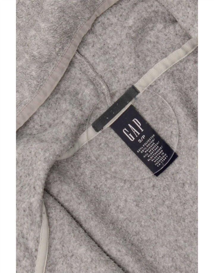 Giacca in pile oversize con cappuccio da donna Gap UK 10 Small Grigio Poliestere