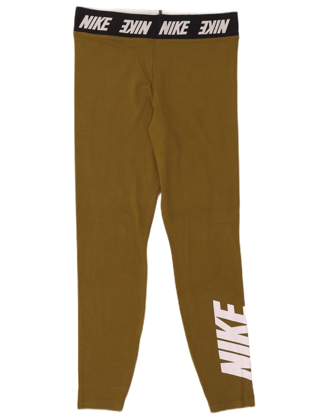 Leggings grafici da donna Nike UK 14 grande cotone kaki