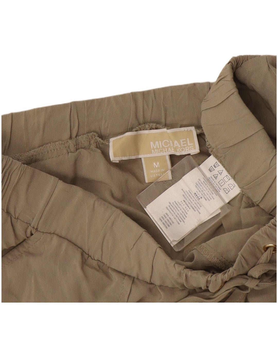 Pantaloncini casual da donna Michael Kors medi W30 viscosa verde